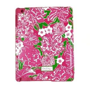 Lilly Pulitzer iPad cover case may flowers pink apple